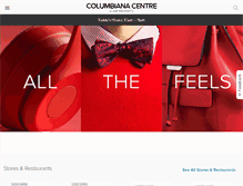 Tablet Screenshot of columbianacentre.com